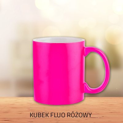 fluo różowy