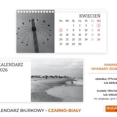 kalendarz-biurkowy-CZARNO-BIAŁE