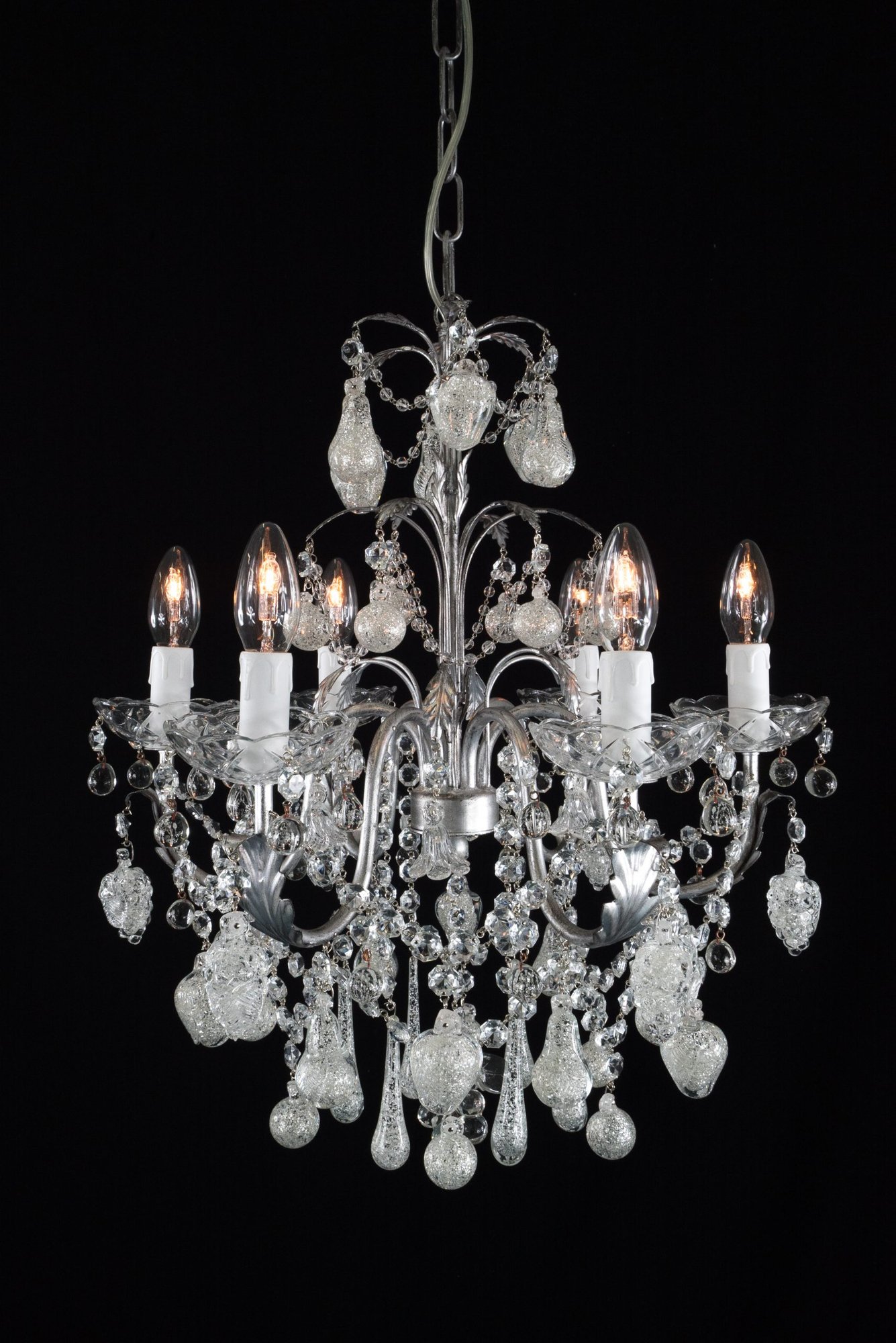 Chandelier mod. 347/5 lights Silver - immagine 2