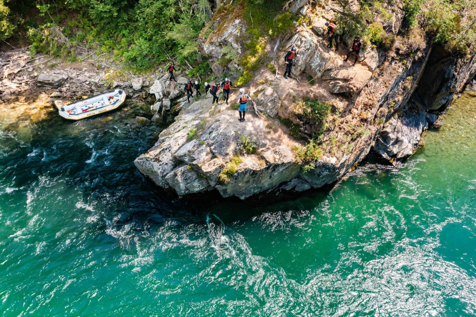 Aktivurlaub im Mölltal; Canyoning in Flattach