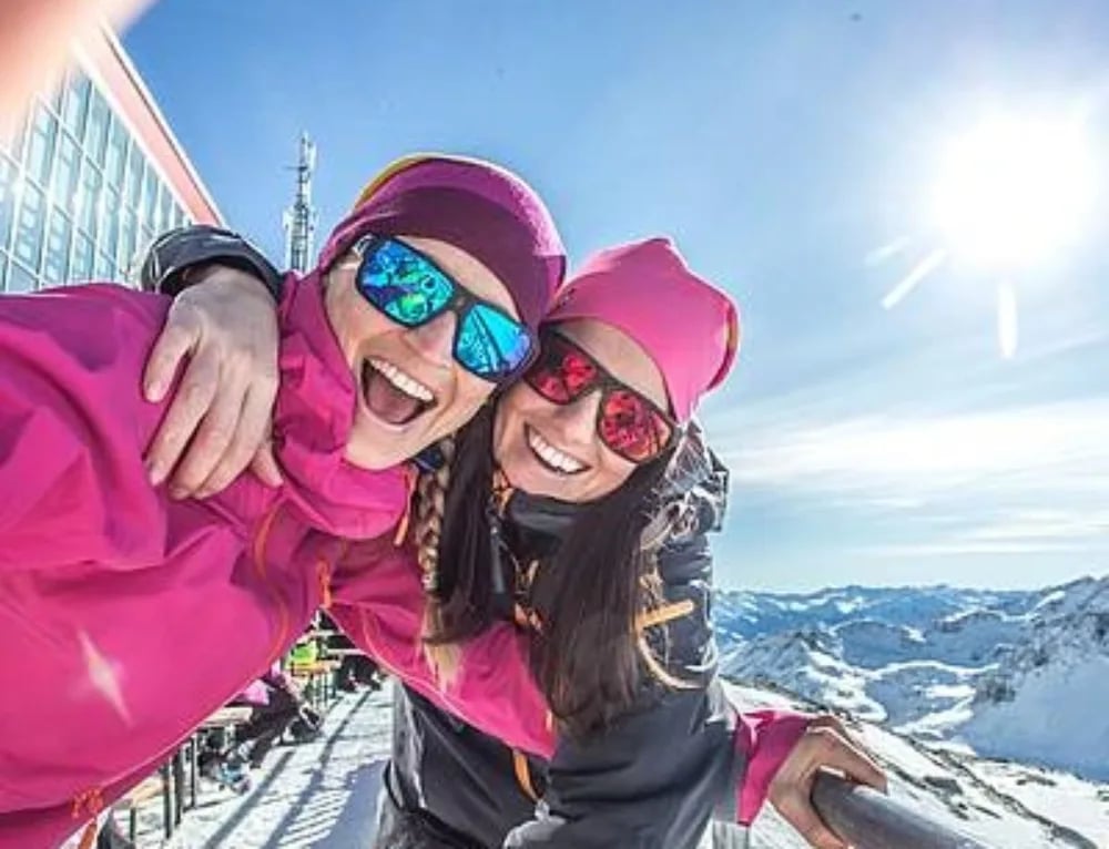 Frühjahrsskilauf in den Chalets beim Mölltaler Gletscher