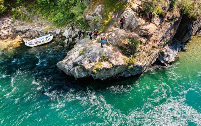 Aktivurlaub im Mölltal; Canyoning in Flattach