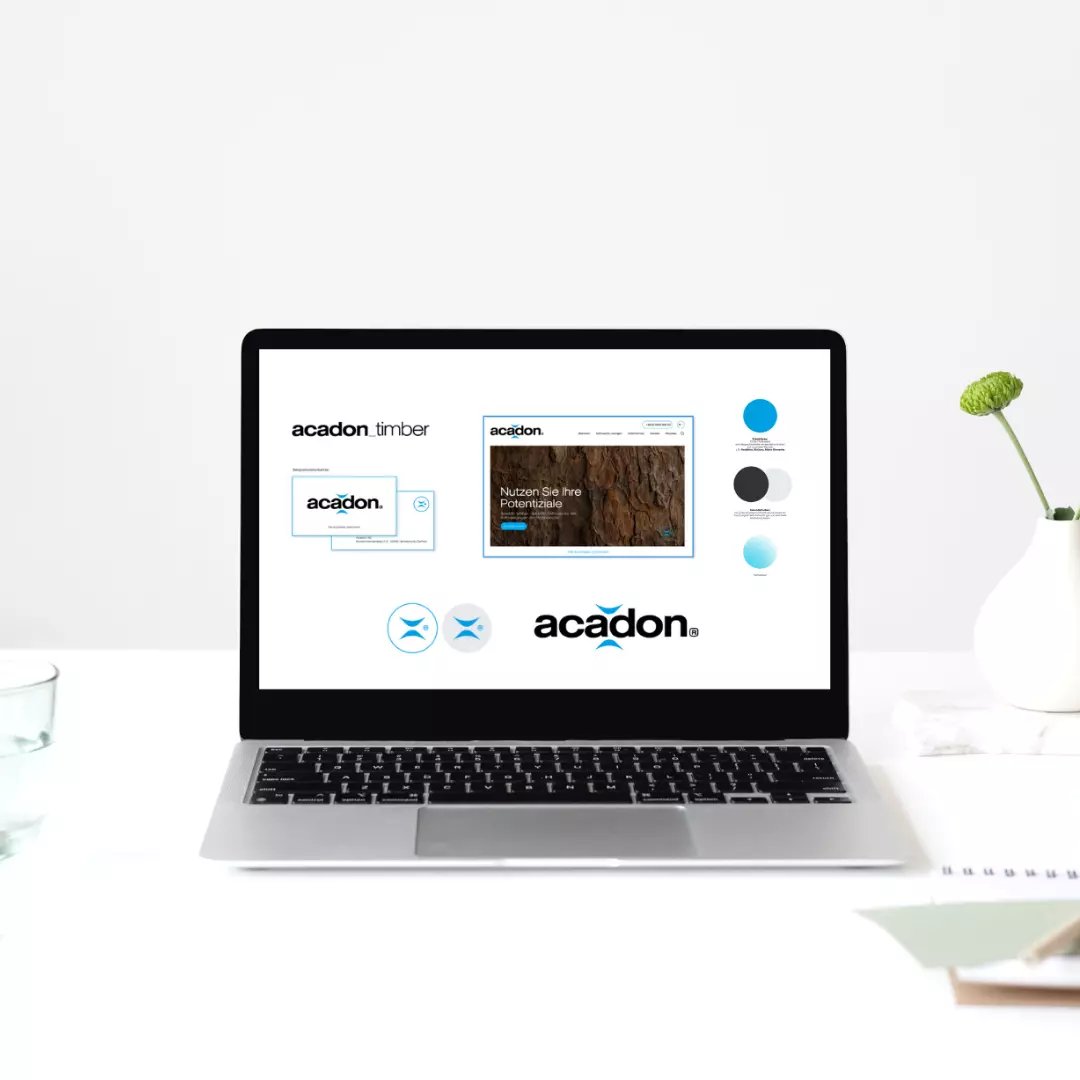 Einfachmarketing Acadon AG Logo Redesign