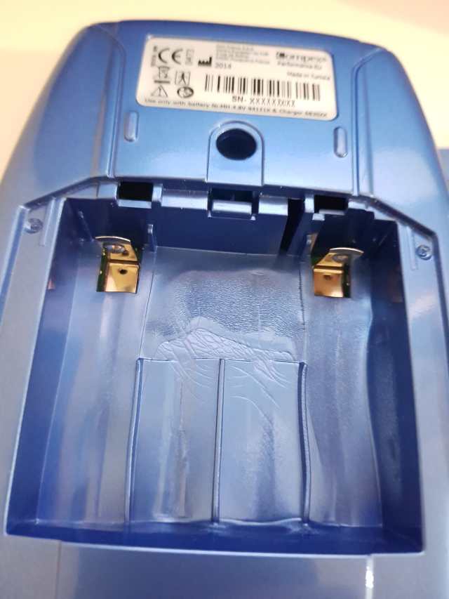 electroestimulador compex quemado por exceso de temperatura de batería Copmpex quemada bateria placa