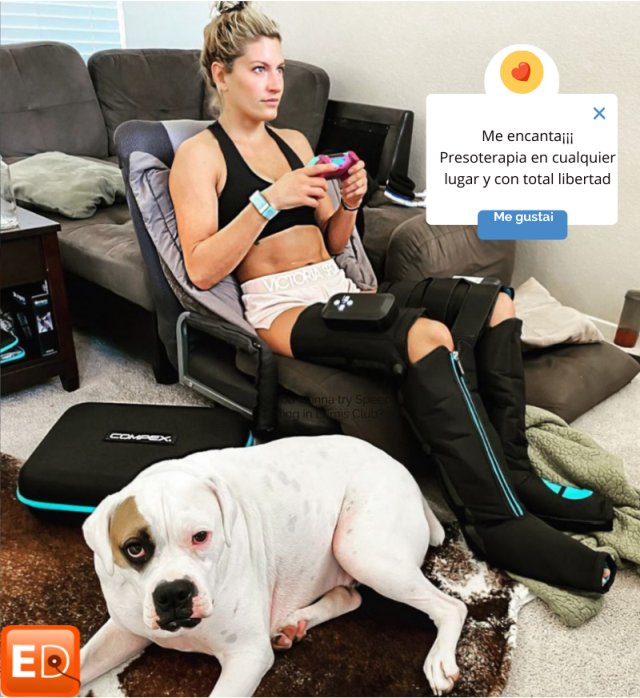 botas presoterapia sin cables compex ayre Compex Ayre, presoterapia inalambrica de compex