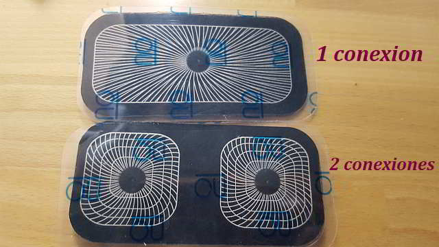 parches compex 10x5 1 conexion 90x50 2 conexiones