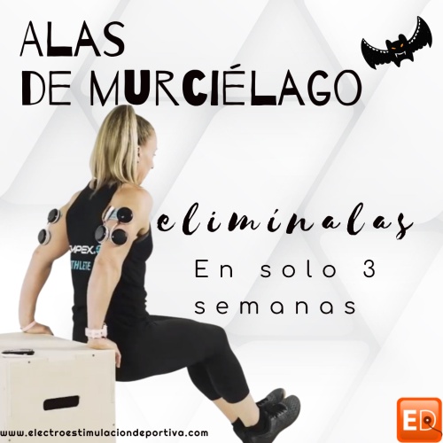 como eliminar alas murcielago con electroestimulación La electroestimulaicón elimina las alas de murcielago. endurecer los brazos de murciélago