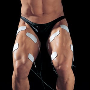 electrodos globus cuádriceps entrnamiento electroestimulación cuádriceps