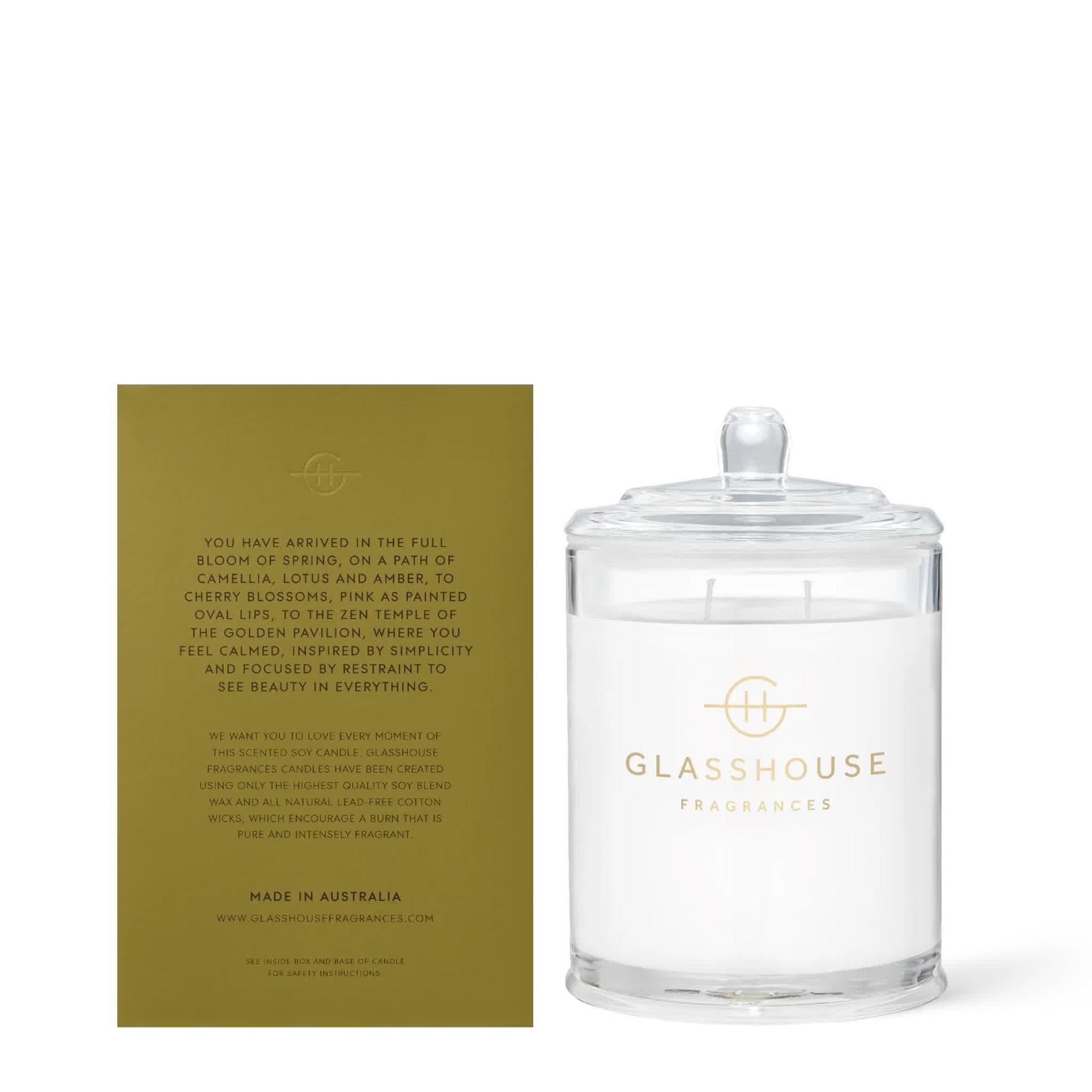 KYOTO Glasshouse candle A transcendent everyday luxury, it creates instant ambience