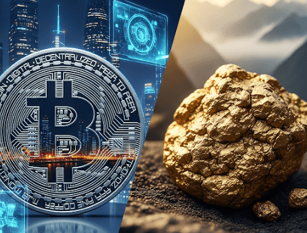 Srovnaní Bitcoin vs. Zlato: Tradiční investice nebo sázka na 21. století?