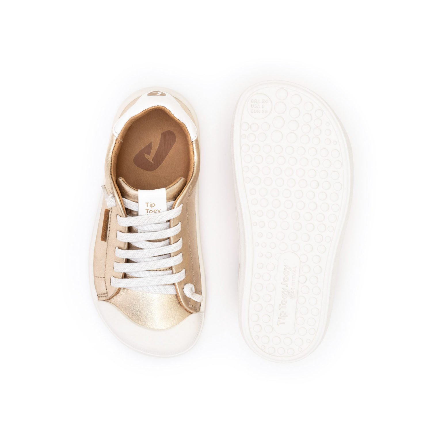 Tip Toey Joey - Volt - Champagne and White