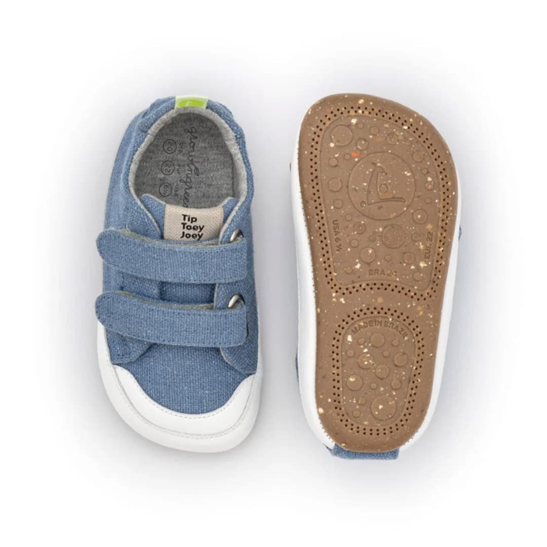 Tip Toey Joey - Bossy Green / Azul Tupi Eco Canvas