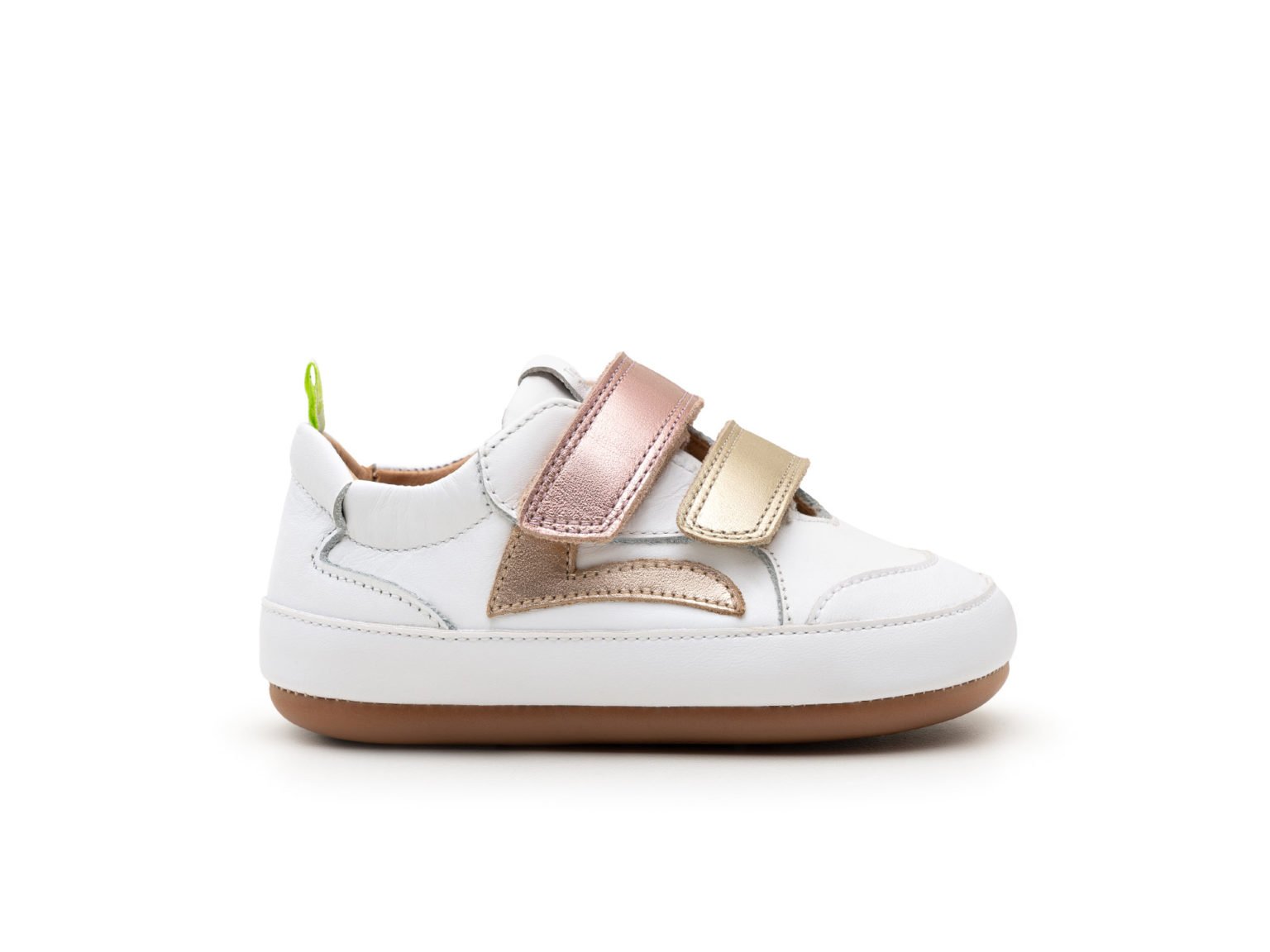 Tip Toey Joey - Bossy Landy - White / Champagne and Rose Gold - Image 3