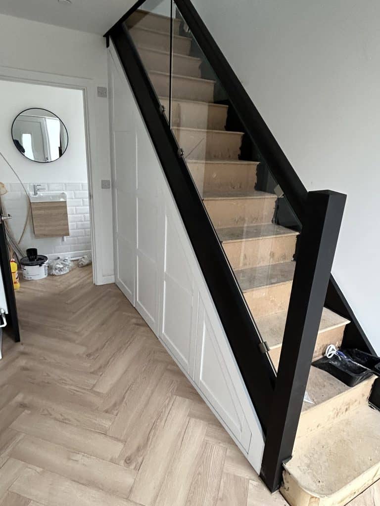 Staircase on the right