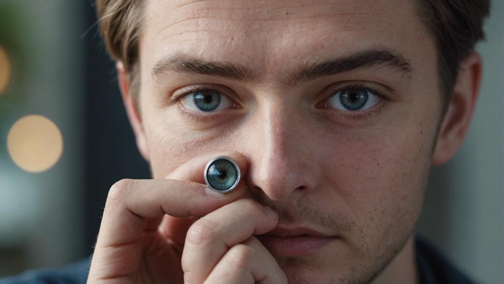 perfecting contact lens insertion