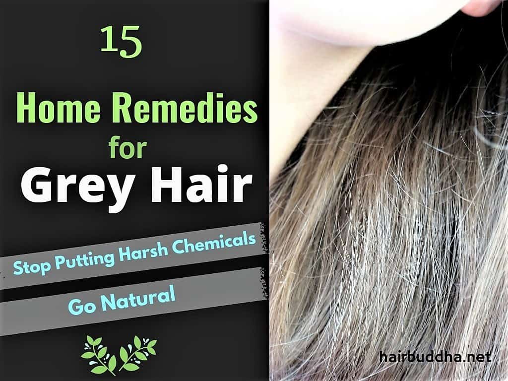 15 Home Remedies for Grey Hair and Natural Hair Colours hair buddha