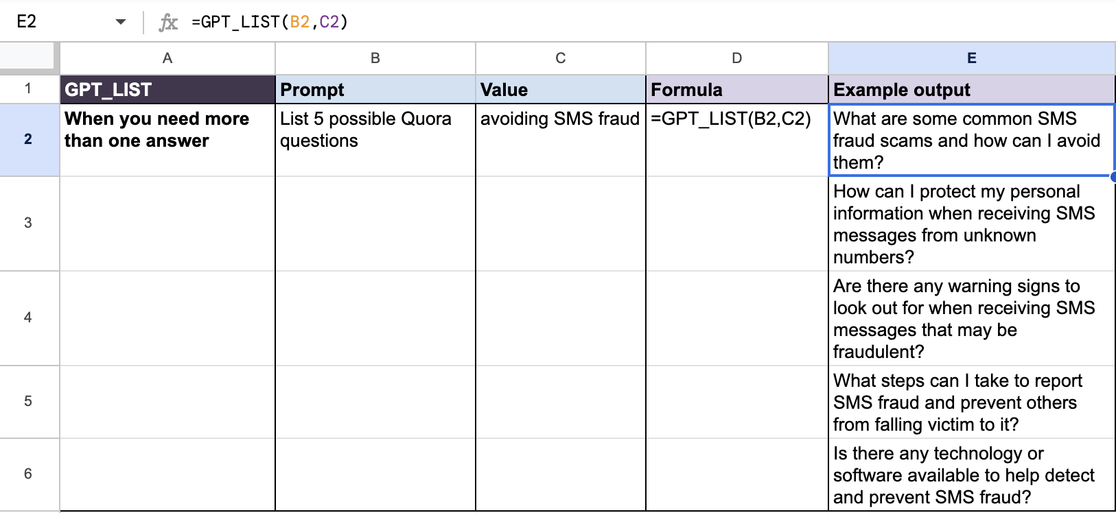palabras clave con chatGPT