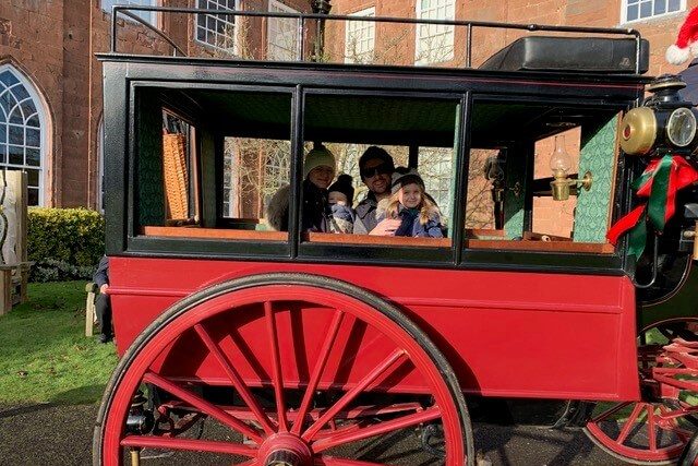 James on Old Wagon with Family img-3
