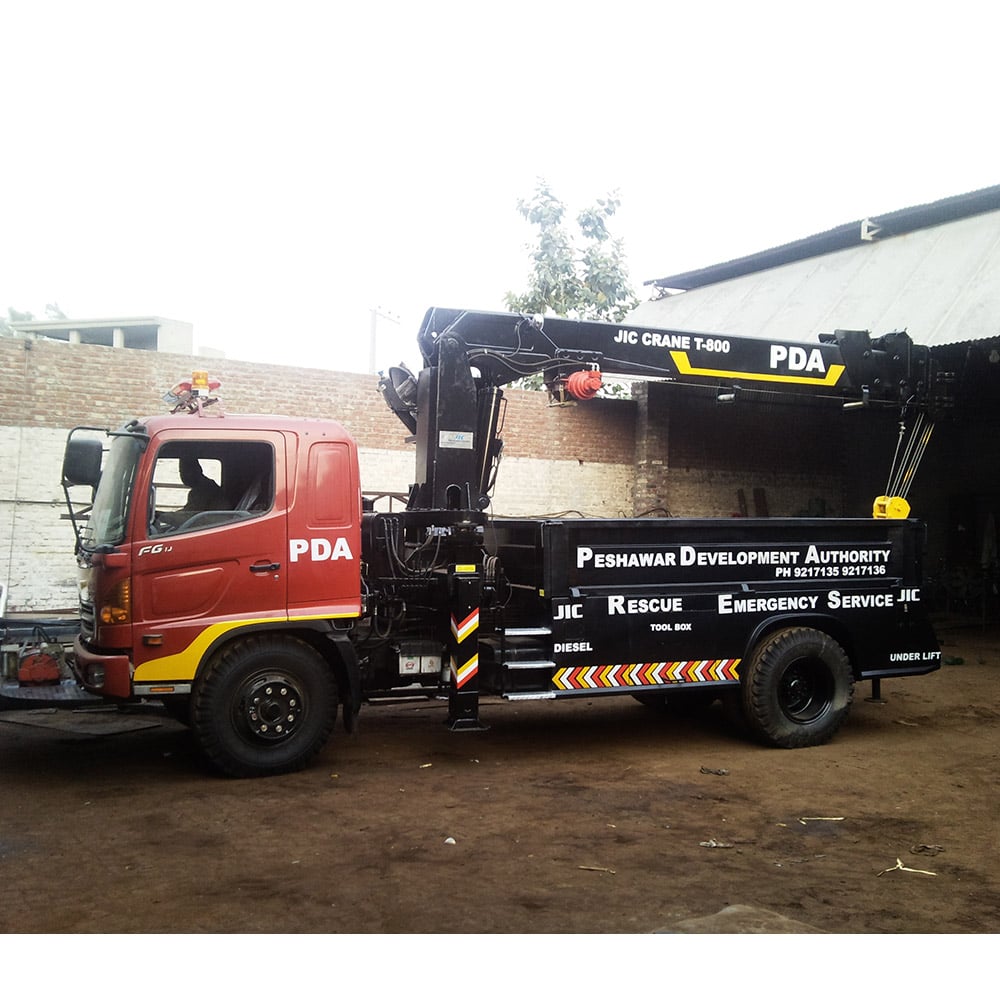 Truck Crane With Telescopic Boom | Javaid Industrial Company Pvt Limited | Jic Pakistan