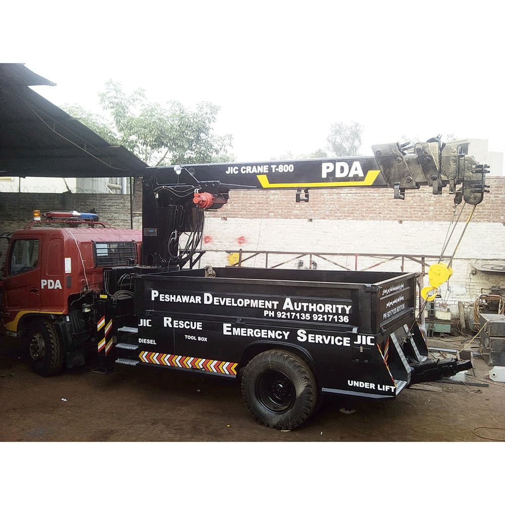 Truck Crane With Telescopic Boom | Javaid Industrial Company Pvt Limited | Jic Pakistan