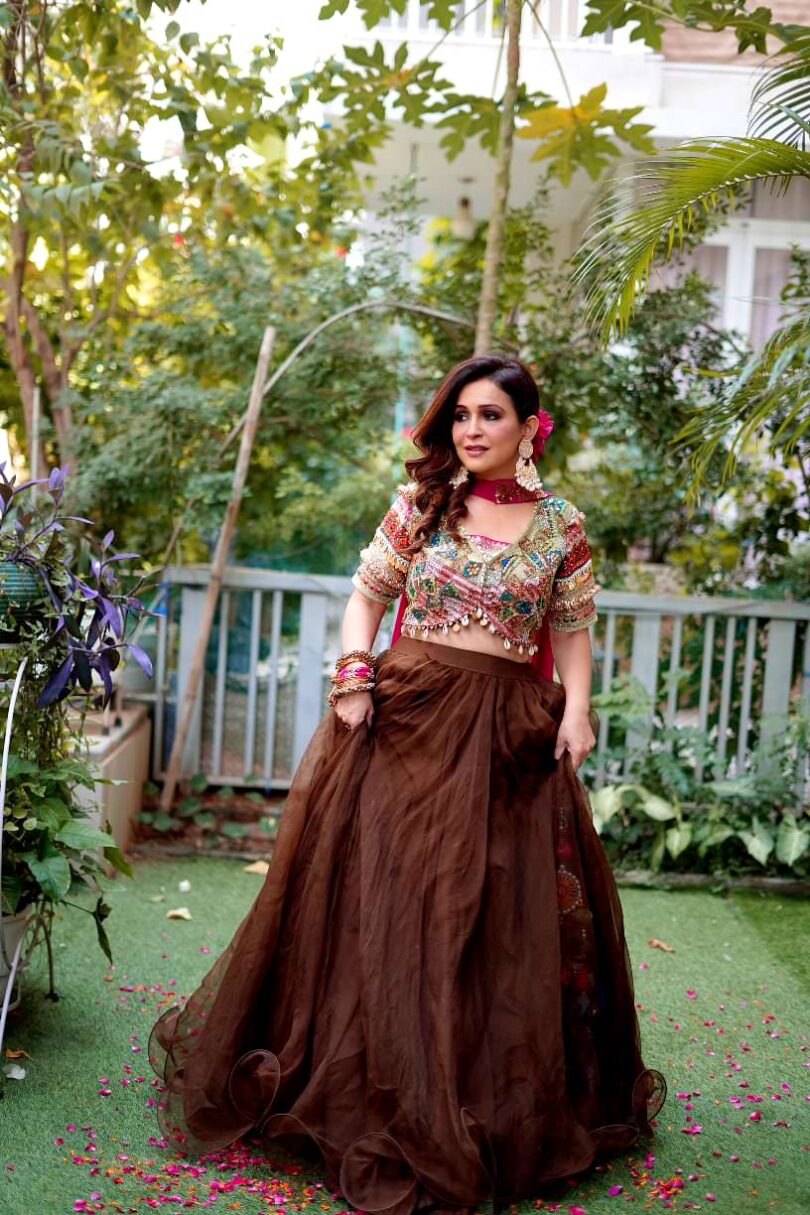 Skirt top set with Dupatta - Image 3