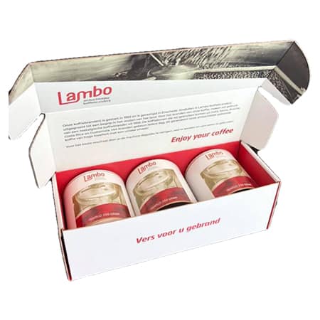 Lambo Koffiebranderij: Lambo Proefpakket 3 x 200 gram