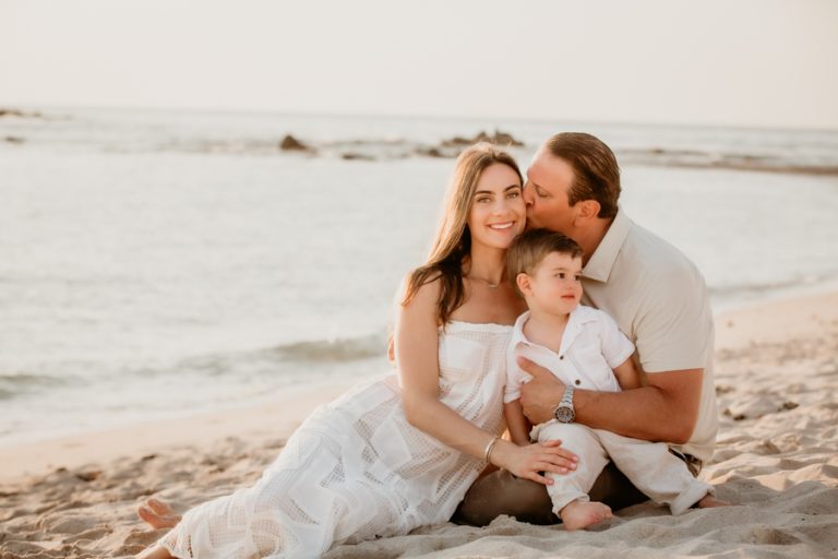 Family portrait session, destination shoot, family beach photo shoot