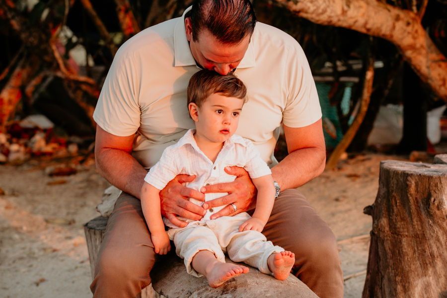6G4A3034 Family portrait session, father and son, golden hour