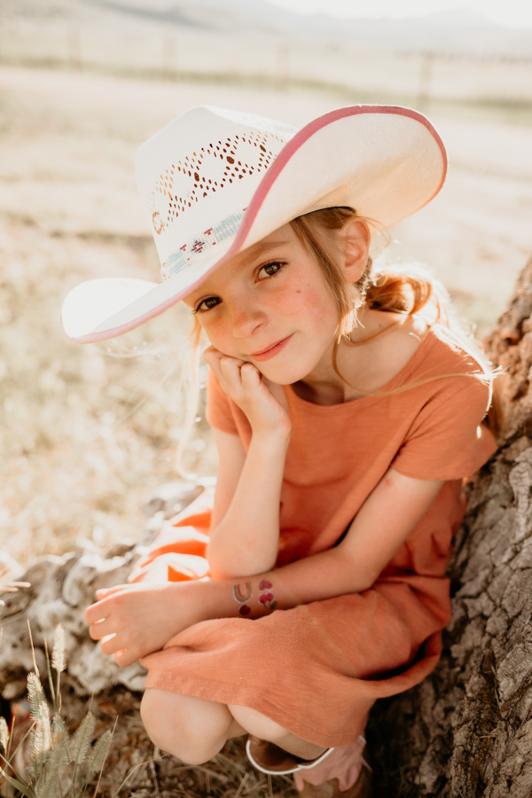 6G4A3274 Little cowgirl portrait