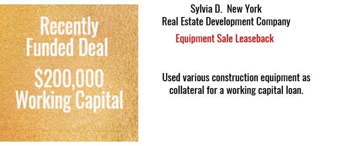 Equipment Sale Leaseback