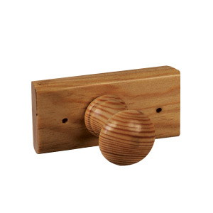 Ofertas - percha 1 pomos pino laca miel 9901pmv