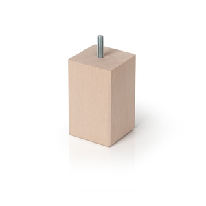 pied bois carrehetre cru pieds accessoires meuble n340