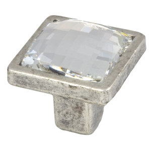 Ofertas - pomos swarovski plata mate tiradores herrajes mueble diseno italiano 285 10047sw