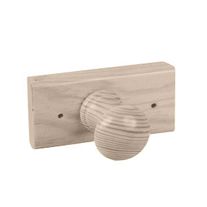 Ofertas - percha 1 pomos pino decape blanco 9901dbv