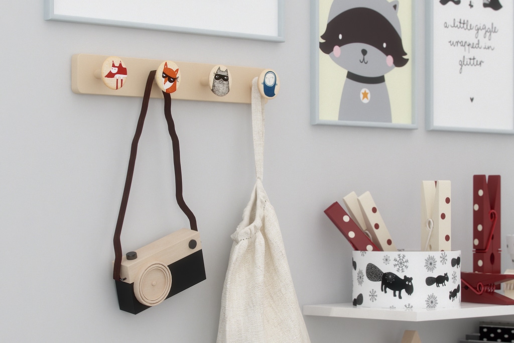 Les tendances - colgadores pared infantil