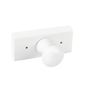 Ofertas - percha 1 pomos pino laca blanca 9901blv