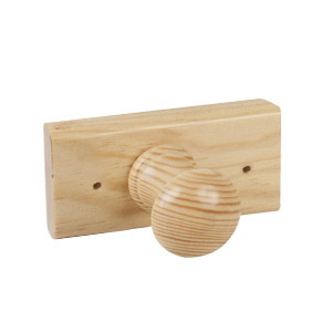 Ofertas - percha 1 pomos pino laca natural 9901pnv