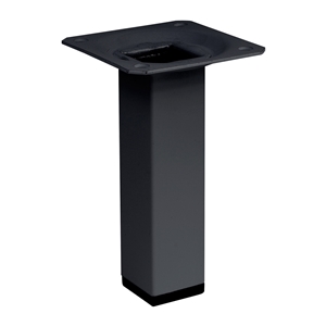 pied meuble carre 25*25mm h100mm peint noir pied meuble carre 25*25mm h100mm peint noir