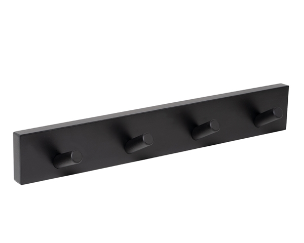 Ofertas - percha pared negra 4 pomos surt. inclin. negros nordico escandinavo diseño nordico escandinavo patere mur bois noir 4 boutons inclines noirs nordique scandinave MOD 9400 A
