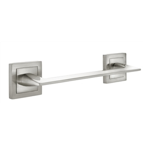 Ofertas - manillon 198mm con roseta cuadrada de 50mm acabado niquel satinado mod hidra