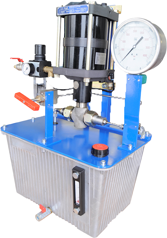 portable hydraulic booster unit up to 4000 bar