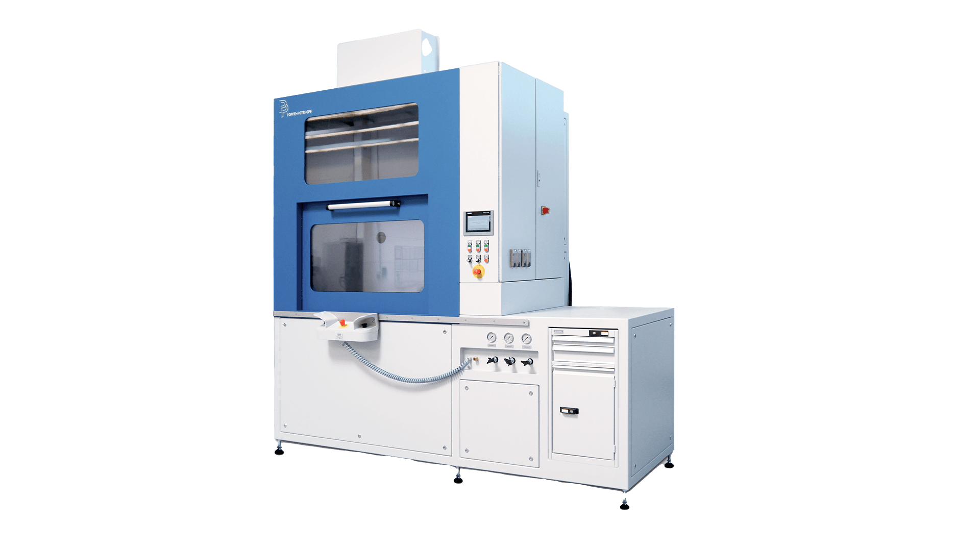 Petit système d'autofrettage avec chambre d'essai fermée