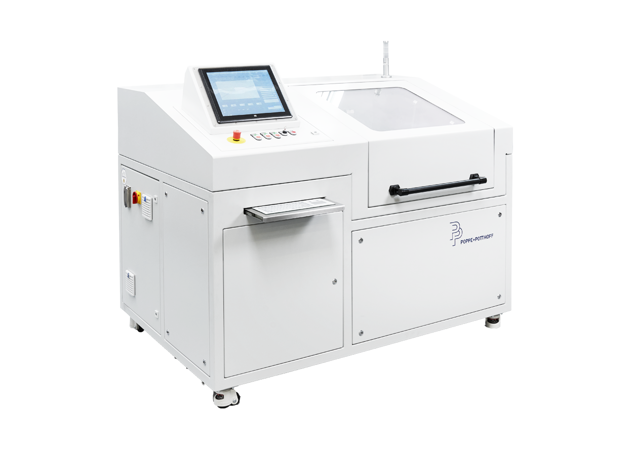 Burst Test Rig with large test chamber, PC and testing software and high pressure pump.