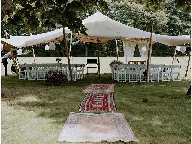 Stretchtent Verhuur Twente: Stretchtent 7,5 x 5 meter