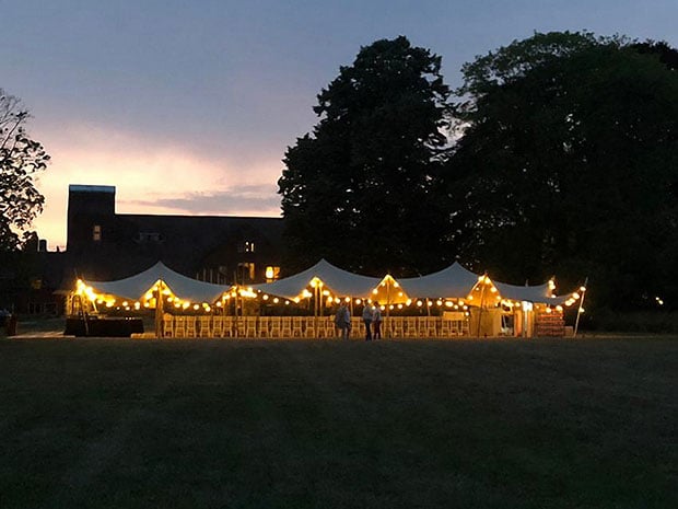 Stretchtent Verhuur Twente: Stretchtent gekoppeld 10 x 15 meter