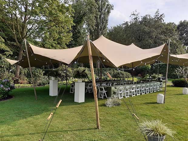 Stretchtent Verhuur Twente: Stretchtent 8,5 x 10 meter