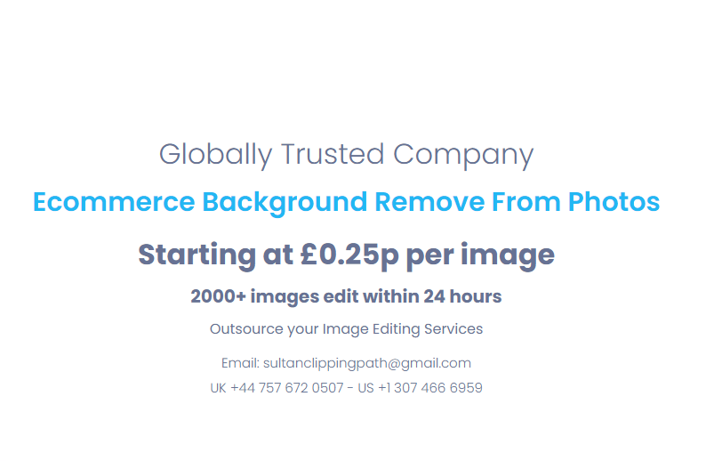 Clipping Path Service