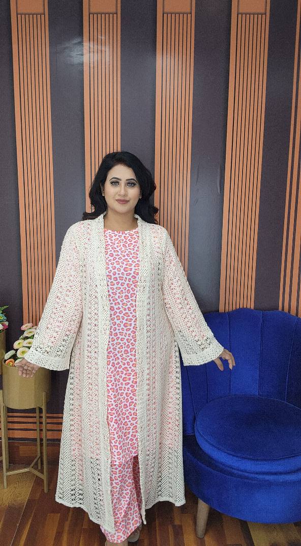 এক্সক্লুসিভ লং শ্রাগ - Exclusive Long Shurg - Shopping Zone BD - Style #G1350CR