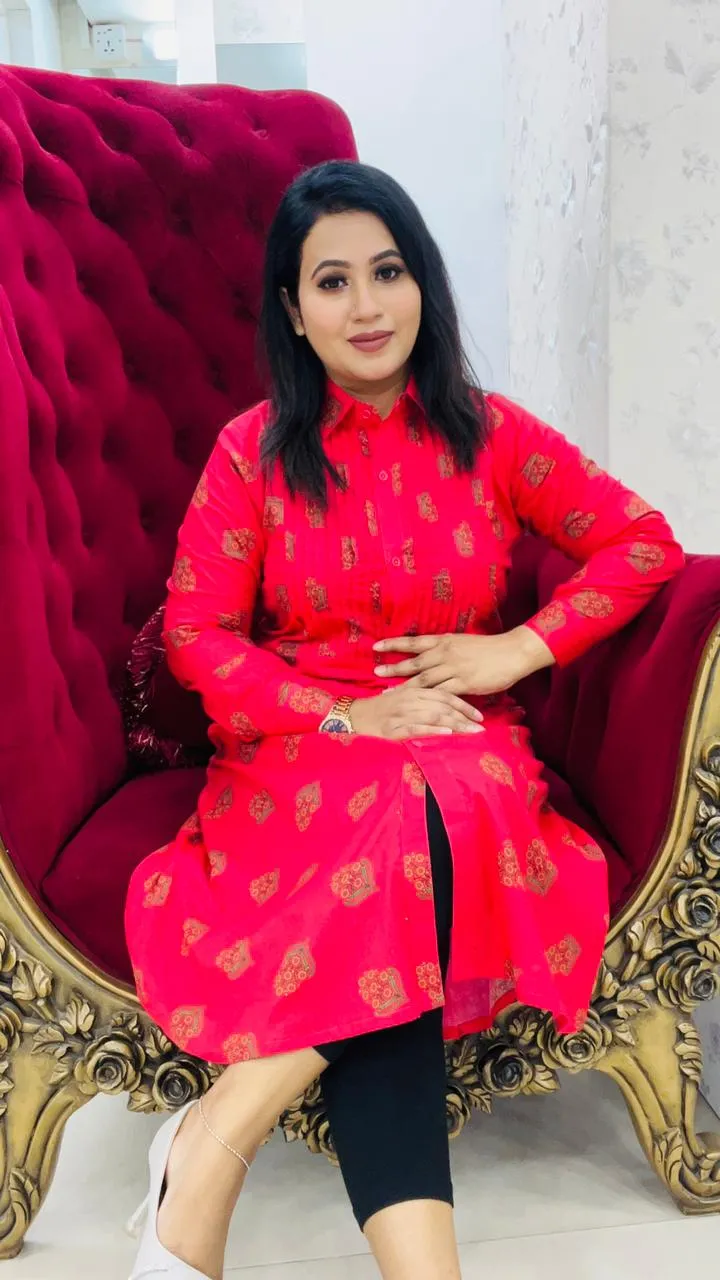 Women&rsquo;s Shirt Kurti | Luxury Cotton