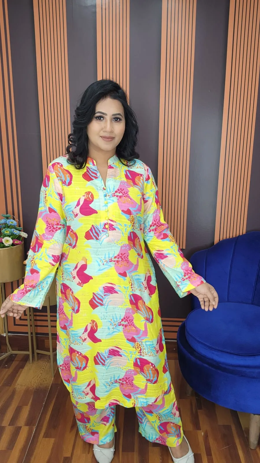 Women&rsquo;s Co-Ords Set | Viscos Cotton Fabric